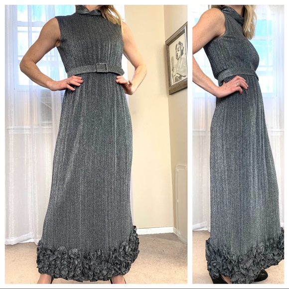 silver fancy dresses